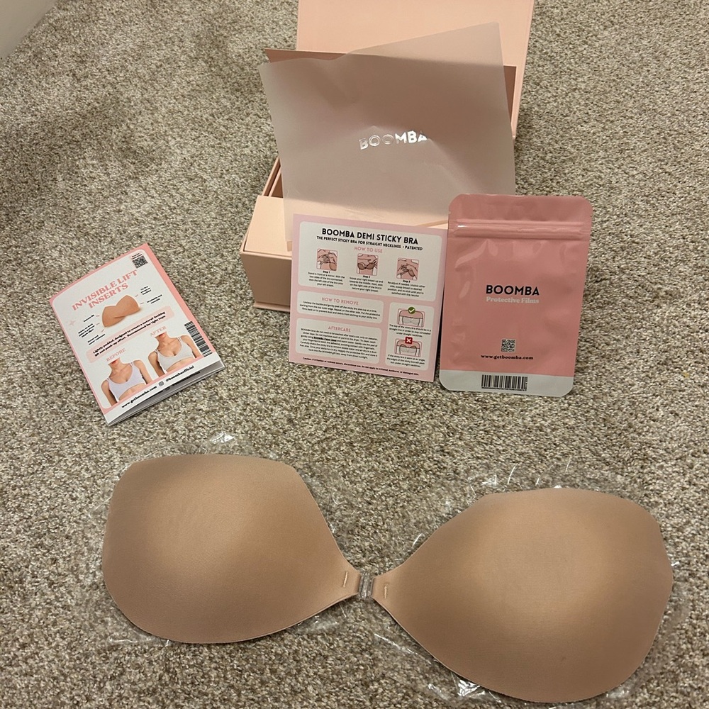 Boomba Demi Sticky Bra in Nude